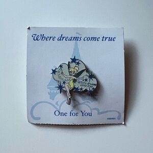 Disney Tinkerbell “Where Dreams Come True” Collectors Pin